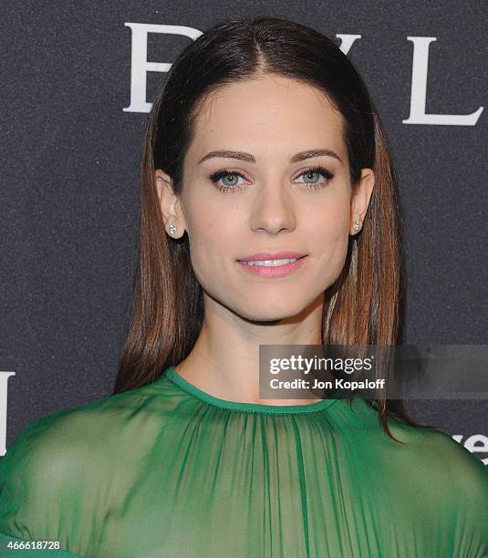 Actress Lyndsy Fonseca arrives at BVLGARI And Save The Children STOP. THINK. GIVE. Pre-Oscar Event at Spago on February 17, 2015 in Beverly Hills,...