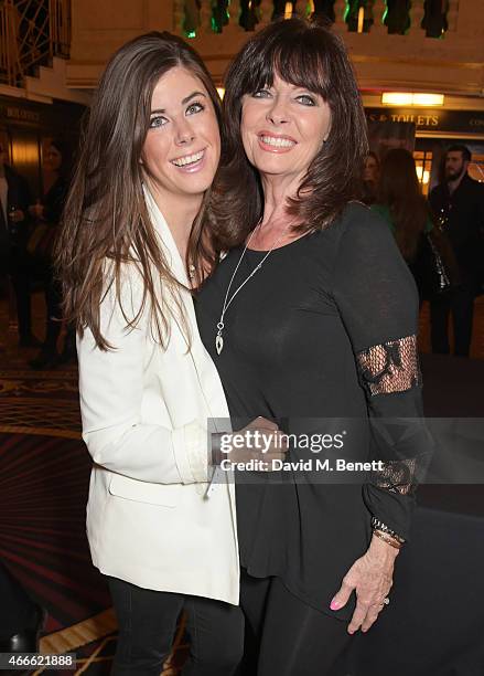 Louise Michelle and Vicki Michelle attend the after party following the Gala Performance of "Lord Of The Dance: Dangerous Games" at The Dominion...