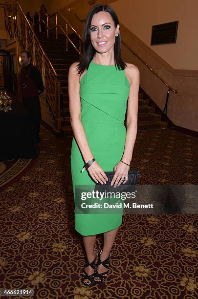 Linzi Stoppard attends the after party following the Gala Performance of "Lord Of The Dance: Dangerous Games" at The Dominion Theatre on March 17,...