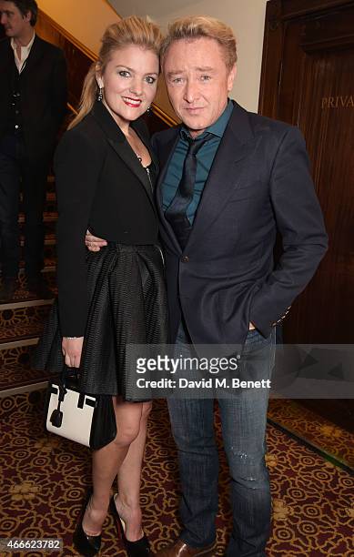 Michael Flatley and Niamh O'Brien attend the after party following the Gala Performance of "Lord Of The Dance: Dangerous Games" at The Dominion...