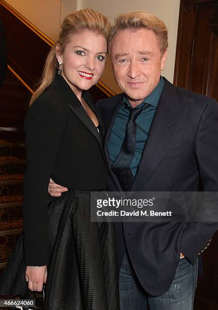 Michael Flatley and Niamh O'Brien attend the after party following the Gala Performance of "Lord Of The Dance: Dangerous Games" at The Dominion...