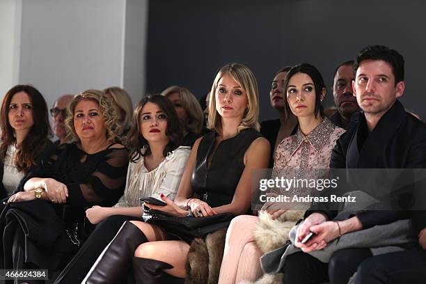 Ahu Yagtu attends the Ozgur Masur show during Mercedes Benz Fashion Week Istanbul FW15 on March 17, 2015 in Istanbul, Turkey.