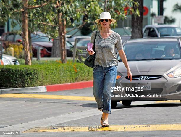 Connie Britton is seen on March 17, 2015 in Los Angeles, California.
