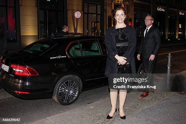 Rebecca Immanuel attends the Deutscher Hoerfilmpreis 2015 on March 17, 2015 in Berlin, Germany.