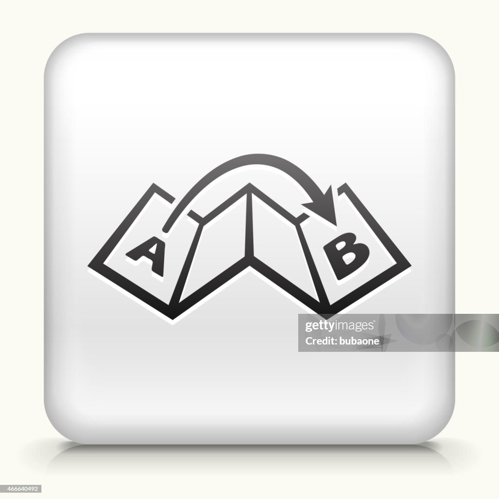 Square Button with Map From Point A to B