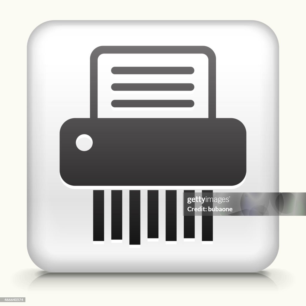 Paper Square Button Square Button With Shredding Paper High-Res Vector Graphic - Getty Images