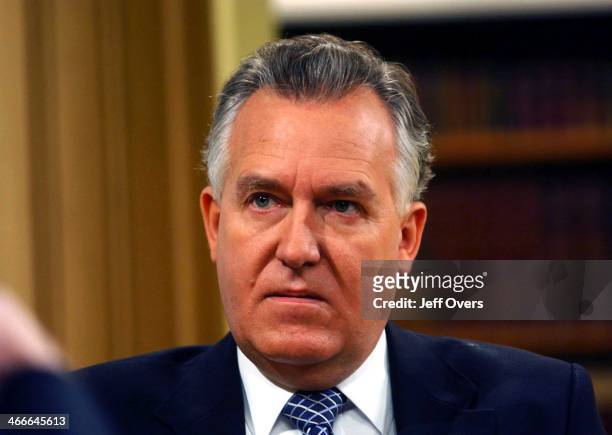 Labour MP and Leader of the House Peter Hain appearing on Breakfast with Frost, ;