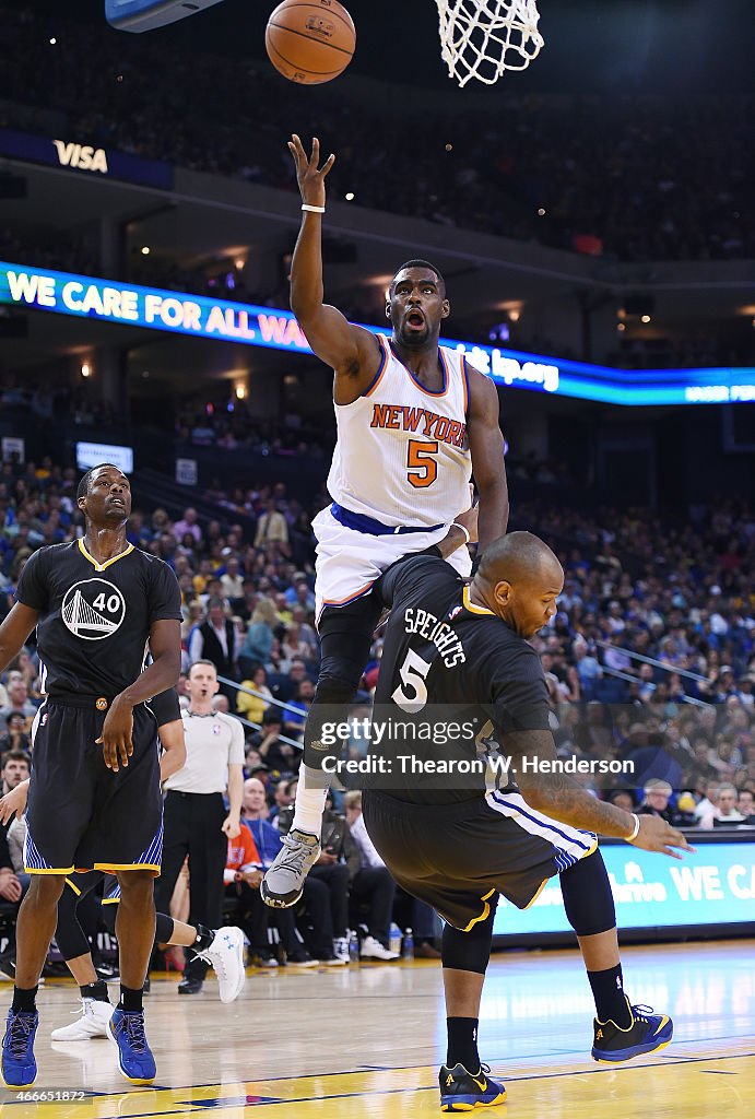 New York Knicks v Golden State Warriors