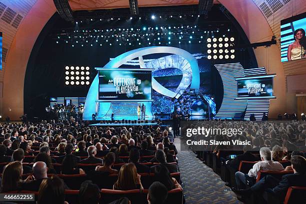 Atmosphere during the 3rd Annual NFL Honors at Radio City Music Hall on February 1, 2014 in New York City.