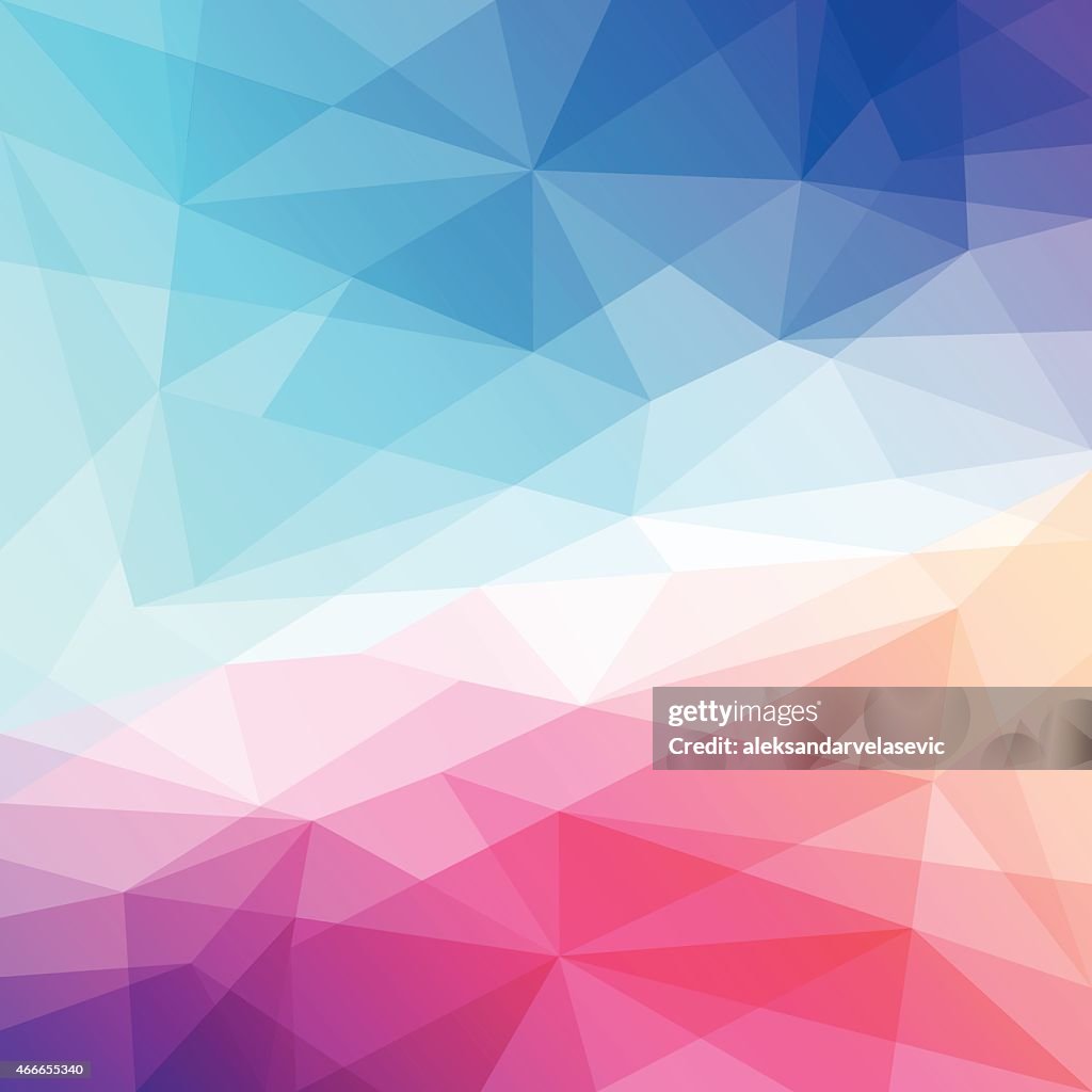 Abstract Geometric Low Poly Background