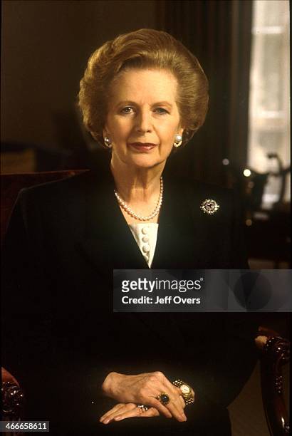 Margaret Thatcher, circa 1993..