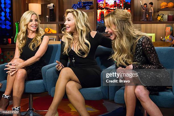 Pictured : Camille Grammer, Adrienne Maloof and Taylor Armstrong --