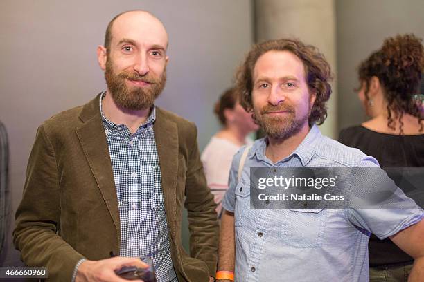 Andy Greenberg and Warren Cowen attend EPIX's Deep Web Panel and Reception during the 2015 SXSW Music, Film + Interactive Festival at the W Hotel on...
