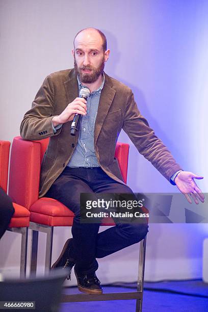 Andy Greenberg attends EPIX's Deep Web Panel and Reception during the 2015 SXSW Music, Film + Interactive Festival at the W Hotel on March 16, 2015...
