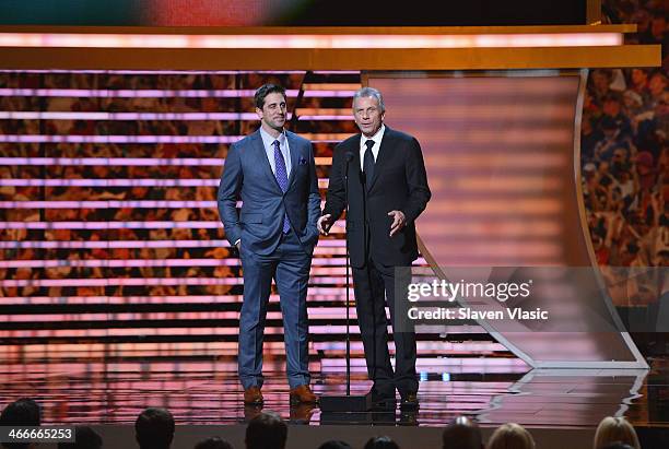 Green Bay Packers quarterback Aaron Rodgers attends the 3rd Annual NFL Honors at Radio City Music Hall on February 1, 2014 in New York City.