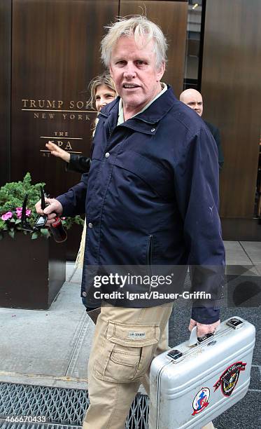 Gary Busey is seen on May 20, 2013 in New York City.