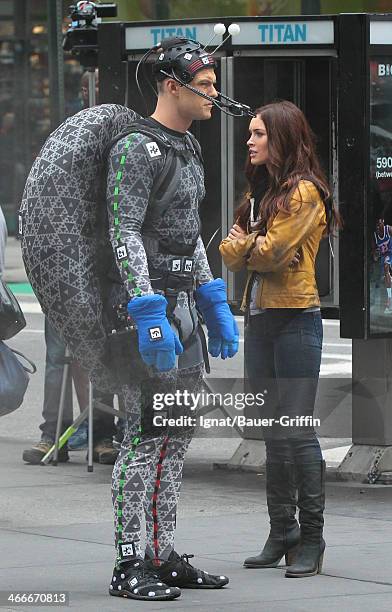 Megan Fox and Alan Ritchson are seen on May 20, 2013 in New York City.