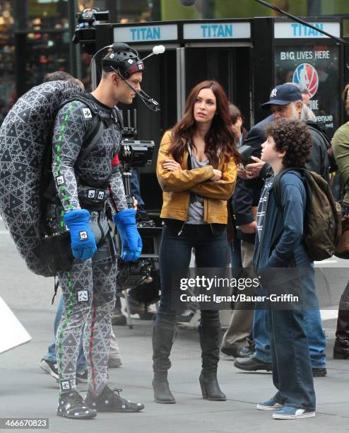 Megan Fox and Alan Ritchson are seen on May 20, 2013 in New York City.