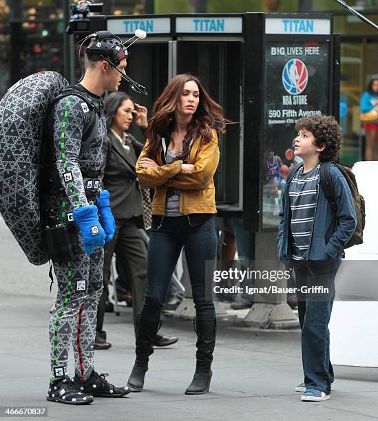 Megan Fox and Alan Ritchson are seen on May 20, 2013 in New York City.