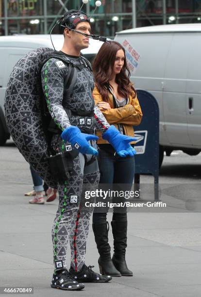 Megan Fox and Alan Ritchson are seen on May 20, 2013 in New York City.