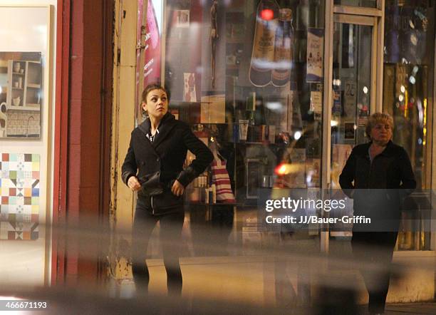 Mila Kunis with her mother, Elvira Kunis are seen on May 20, 2013 in London, United Kingdom.