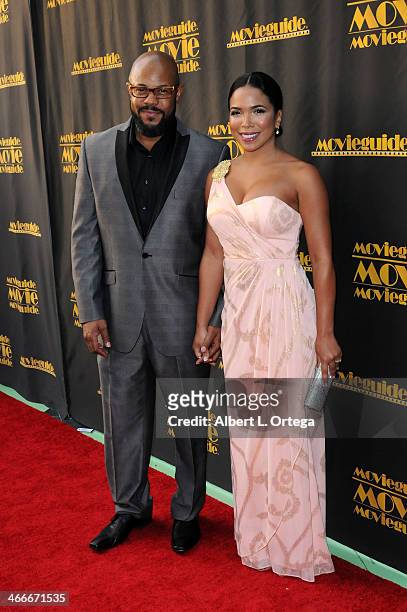 Actor Rockmond Dunbar and actress Maya Gilbert attend the 21st Annual Movieguide Awards held at the Universal Hilton Hotel on February 15, 2013 in...