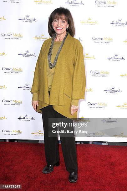 Actress Valerie Harper arrives at the Hallmark Channel & Hallmark Movie Channel 2014 Winter TCA Party on January 11, 2014 at The Huntington Library...