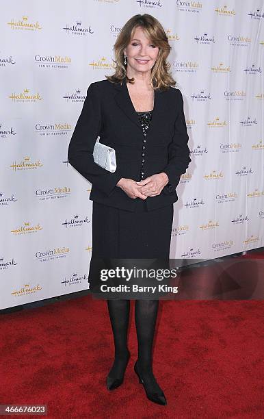 Actress Deidre Hall arrives at the Hallmark Channel & Hallmark Movie Channel 2014 Winter TCA Party on January 11, 2014 at The Huntington Library and...