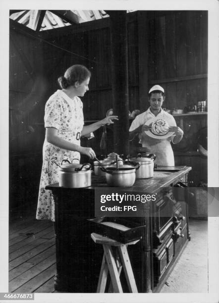 German immigrants in Mexico: coffee hacienda in Tapachula, Mexico, circa 1930-1950.