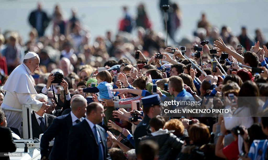 VATICAN-POPE-AUDIENCE