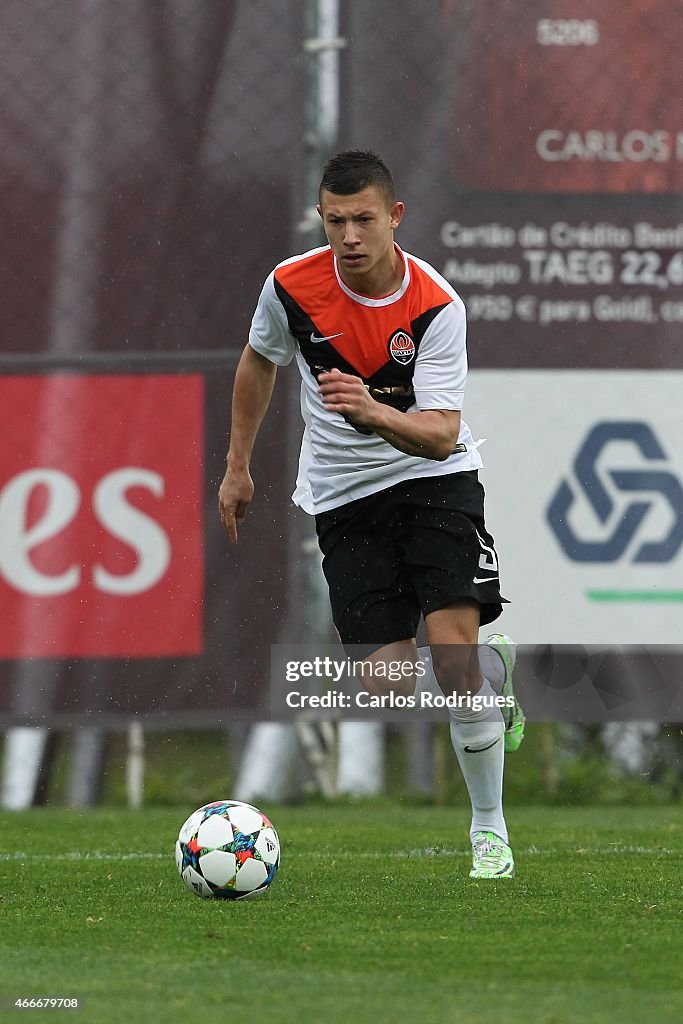 SL Benfica v Shakhtar Donetsk: UEFA Youth League Quarter Final