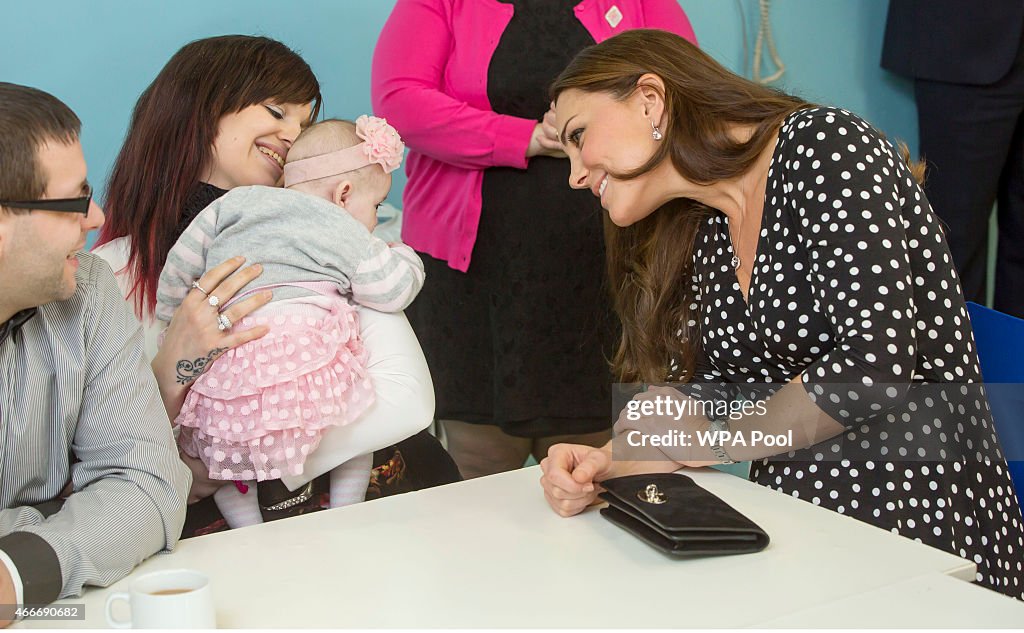 The Duchess Of Cambridge Visits Brookhill Children's Centre