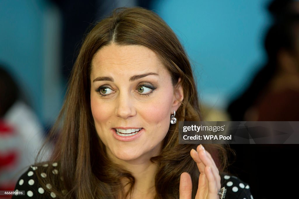 The Duchess Of Cambridge Visits Brookhill Children's Centre