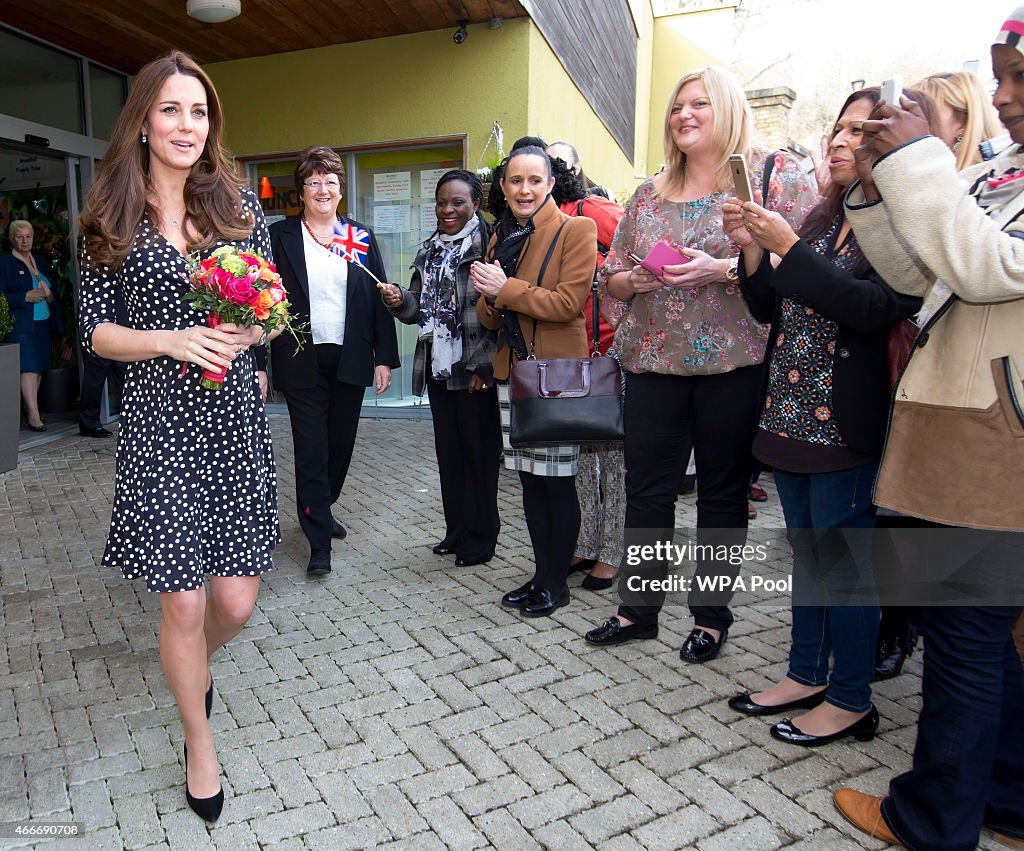 The Duchess Of Cambridge Visits Brookhill Children's Centre