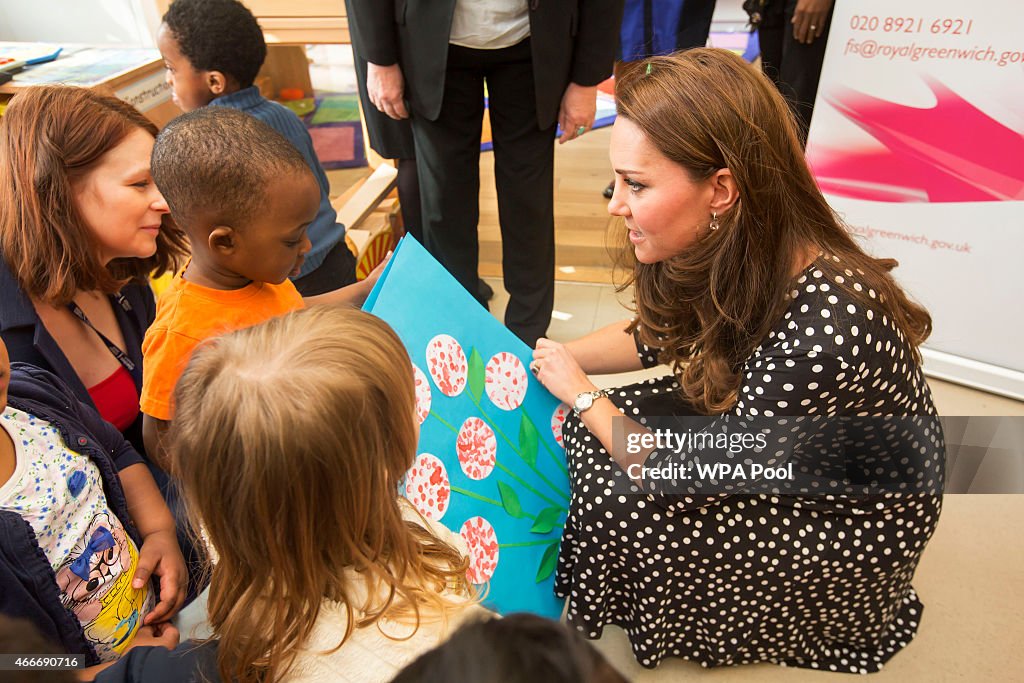 The Duchess Of Cambridge Visits Brookhill Children's Centre