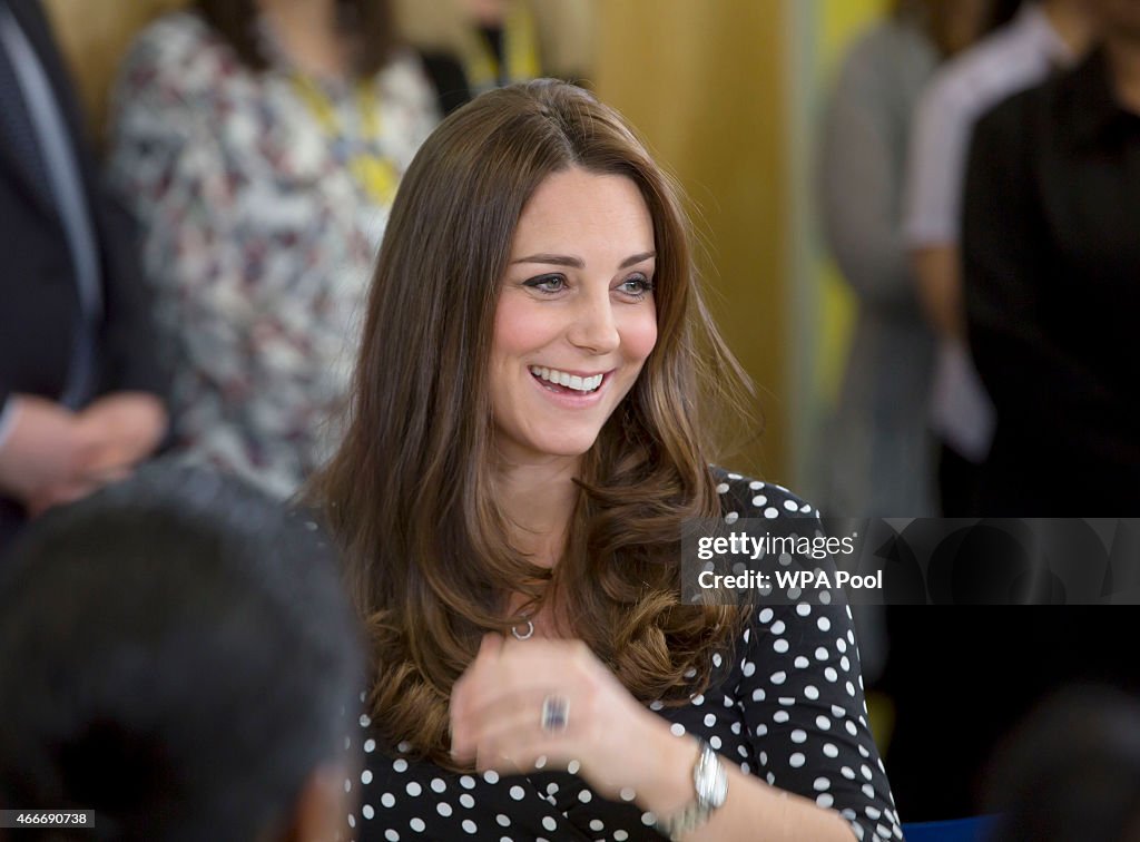 The Duchess Of Cambridge Visits Brookhill Children's Centre