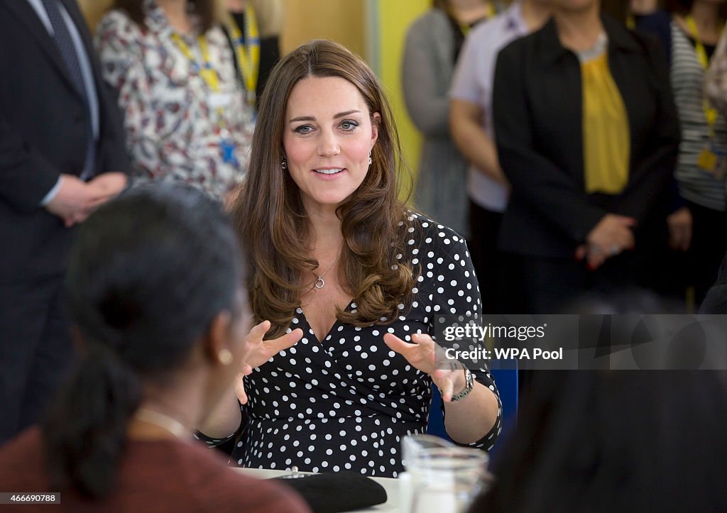 The Duchess Of Cambridge Visits Brookhill Children's Centre