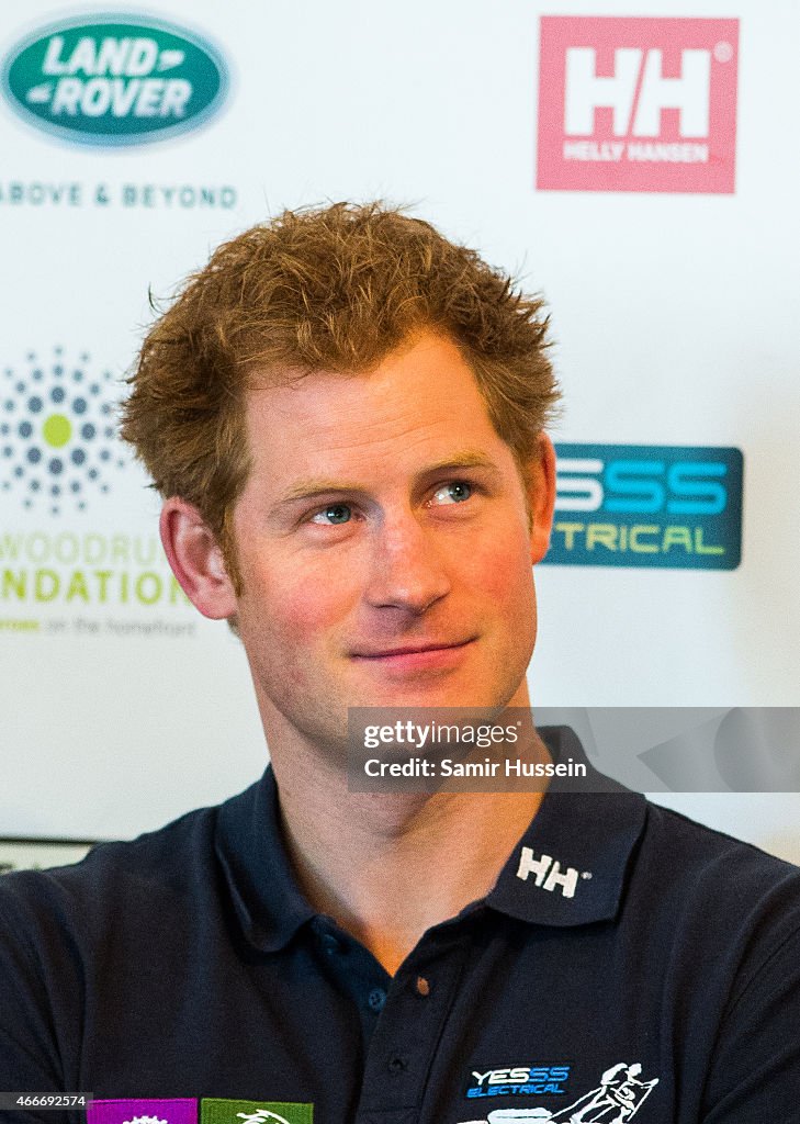 Prince Harry Attends The Launch Event For Walking With The Wounded's "Walk Of Britain"