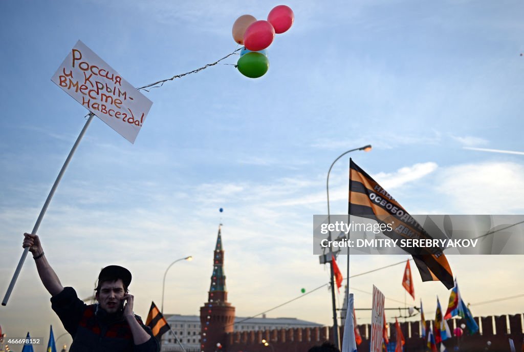 RUSSIA-UKRAINE-CRISIS-CRIMEA-ANNIVERSARY-RALLY