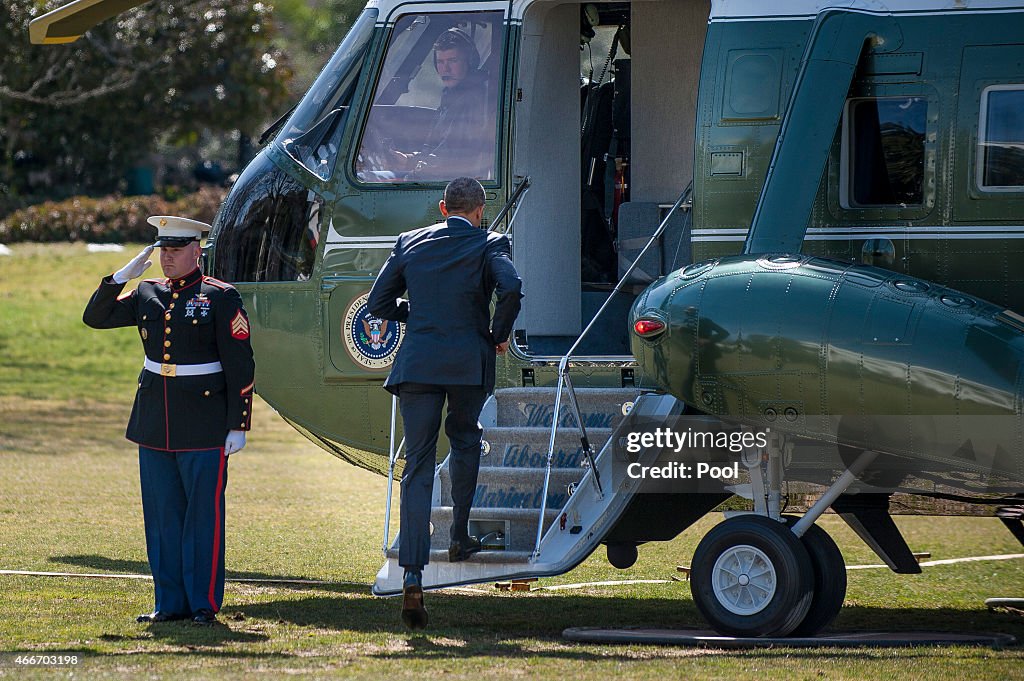 President Obama Travels to Cleveland