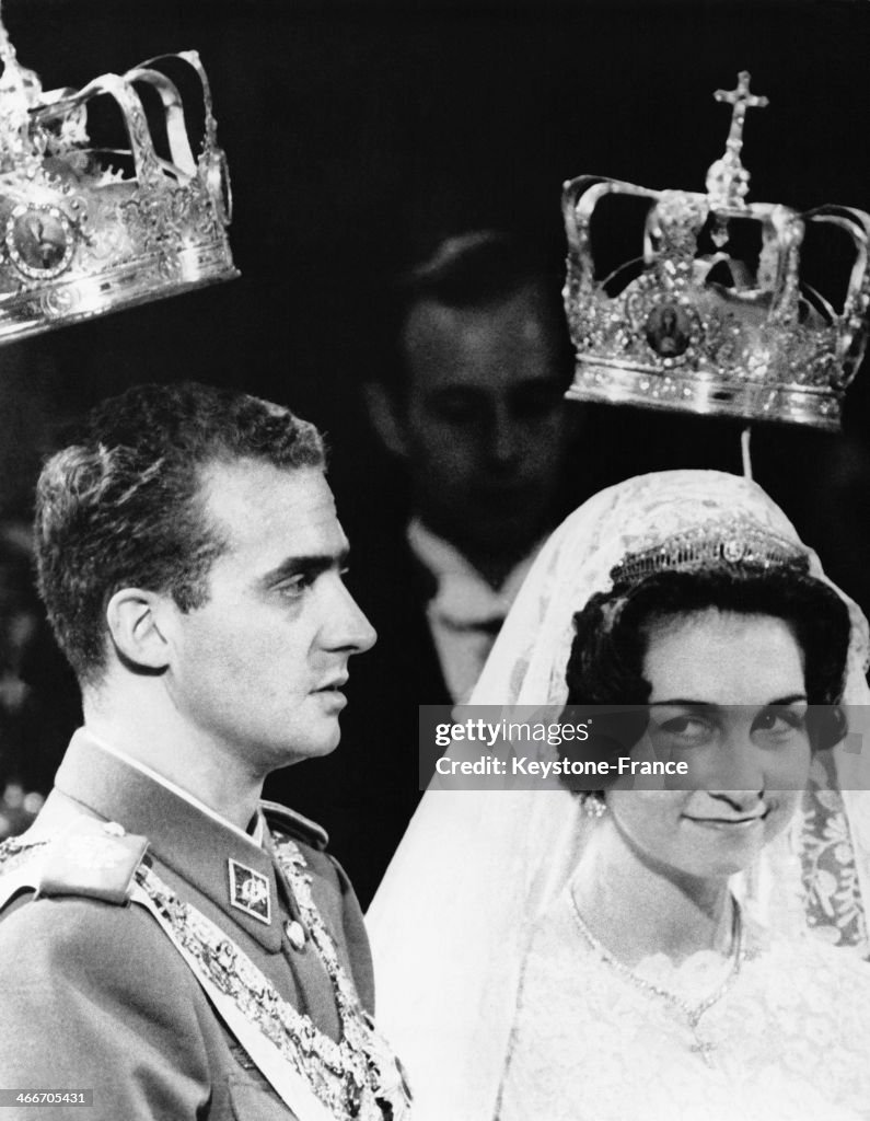 Wedding Of Princess Sofia Of Greece With Prince Of Asturias Juan Carlos