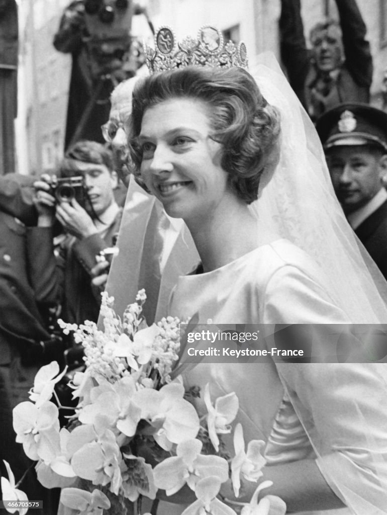 Princess Desiree Of Sweden On Her Wedding Day