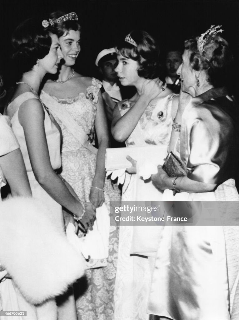 Princess Desiree, Princess Margaretha, Princess Christina And Queen Louisa Of Sweden