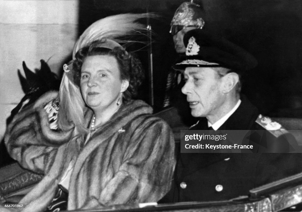 Queen Juliana And King George VI