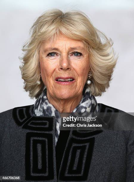 Camilla, Duchess of Cornwall visits the Lincoln Memorial on the second day of a visit to the United States on March 18, 2015 in Washington, DC. The...
