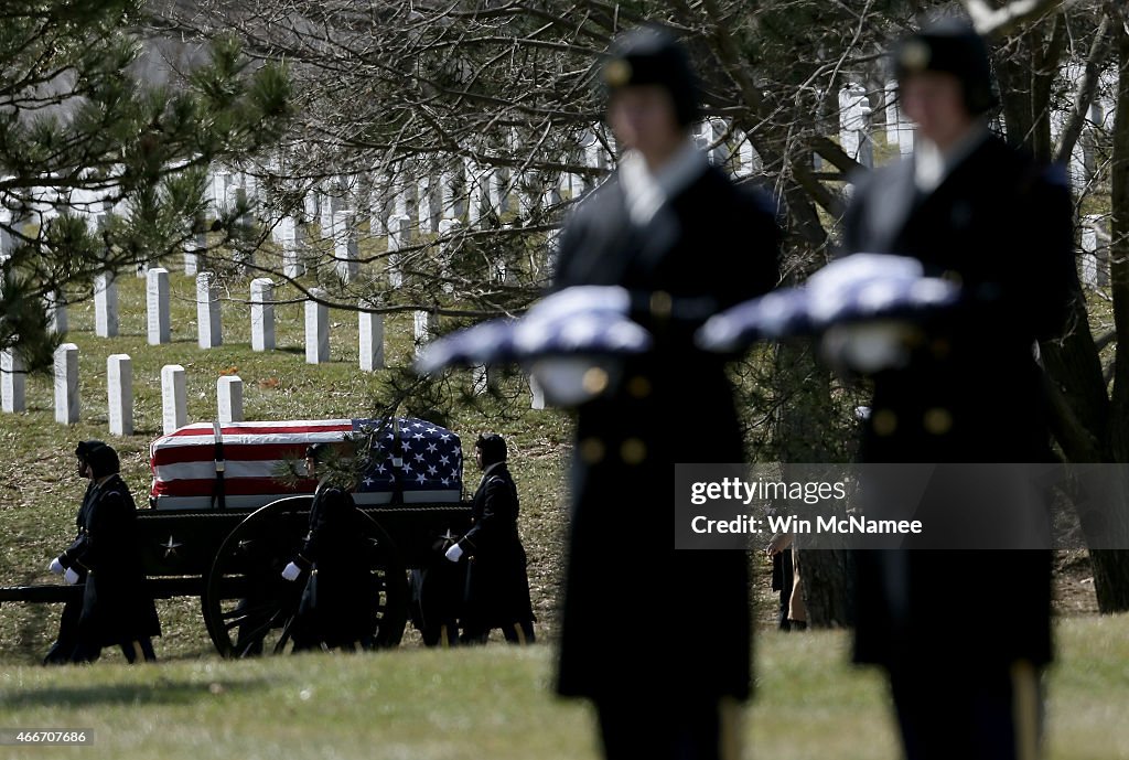 Arlington Nat'l Cemetery Holds Burial Service For Eight Missing Airmen From World War II