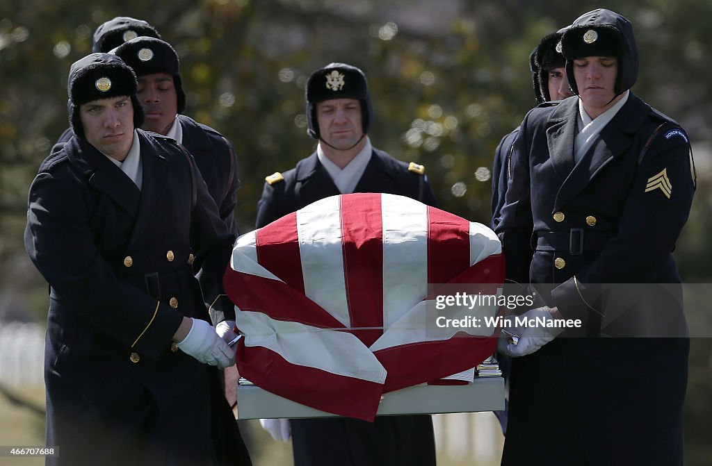 Arlington Nat'l Cemetery Holds Burial Service For Eight Missing Airmen From World War II