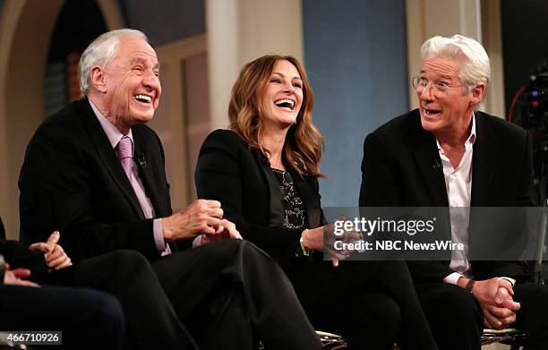 Garry Marshall, Julia Roberts and Richard Gere appear on NBC News' "Today" show --