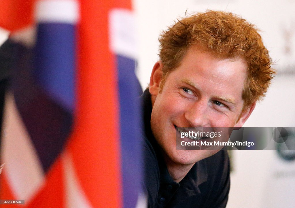 Prince Harry Attends The Launch Event For Walking With The Wounded's "Walk Of Britain"