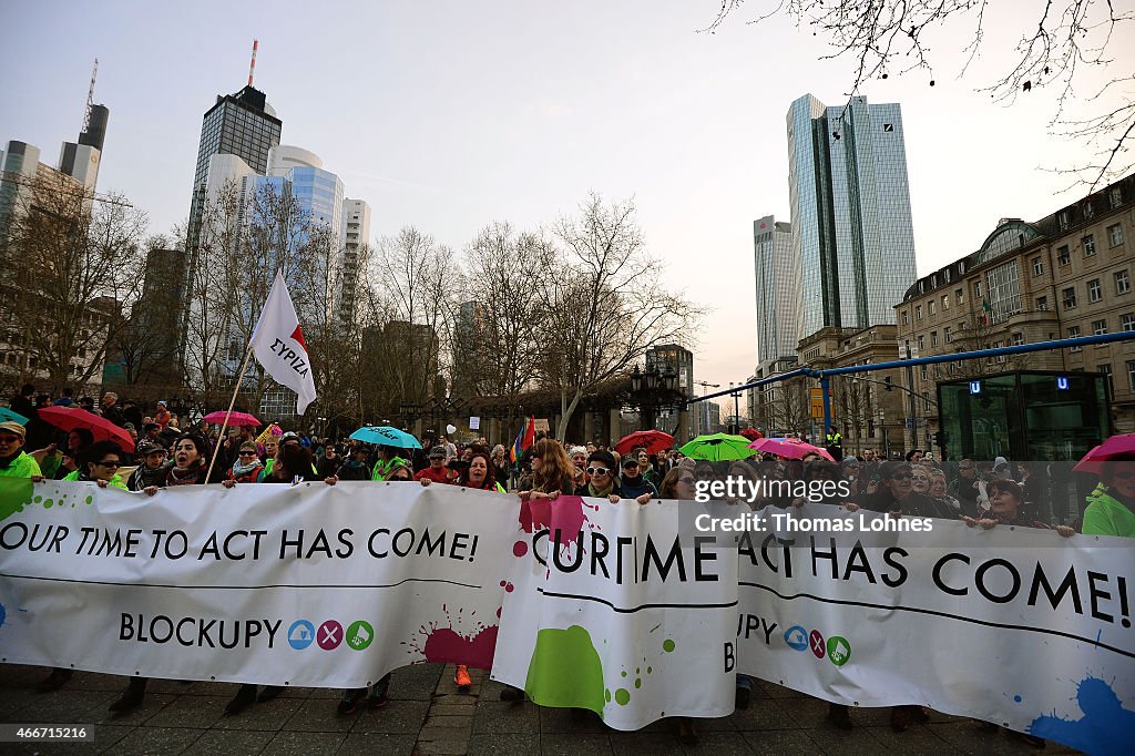 Blockupy Protests Accompany ECB Inauguration